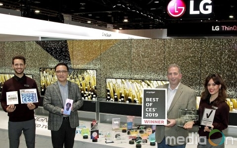 LG전자, ‘CES 2019’ 어워드 휩쓸었다