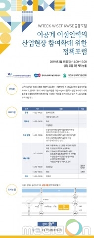 WITECK-WISET-KWSE, 공동 정책포럼 개최
