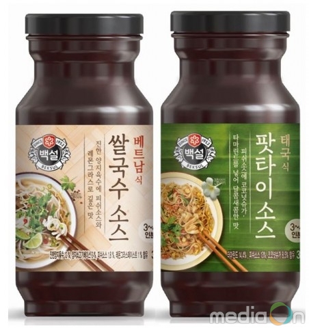 CJ제일제당, 백설 아시안누들 소스 2종 출시