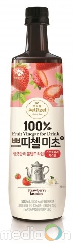 CJ제일제당, 딸기 과즙에 자스민 차 블렌딩한 ‘쁘띠첼 미초 스트로베리자스민’ 출시